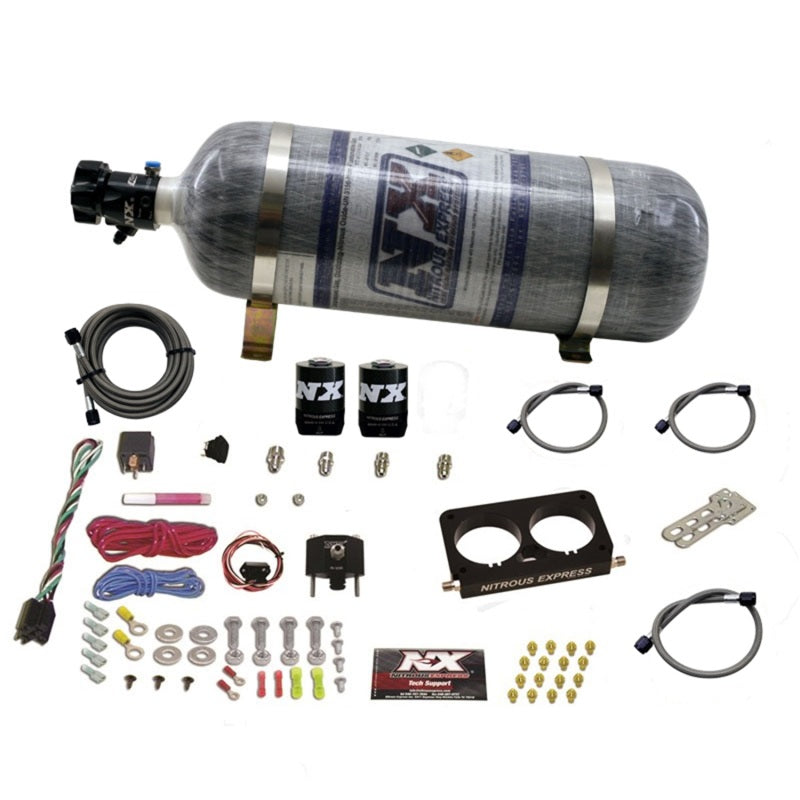 Nitrous Express 96-04 Ford Mustang Cobra 4 Valve (Stock TB) Nitrous Kit (50-300HP) w/Comp Bottle