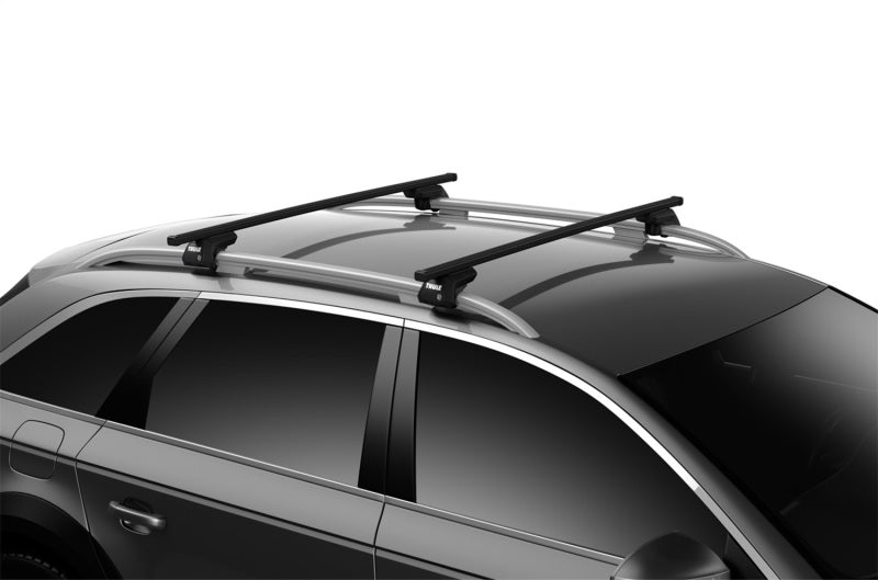 Thule SquareBar 150 Load Bars for Evo Roof Rack System (2 Pack / 60in.) - Black