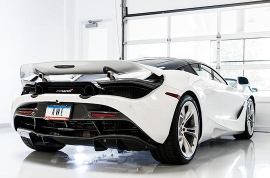 AWE Tuning McLaren 720S Performance Exhaust - Diamond Black Tips