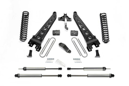 Fabtech 18 Ford F450/F550 4WD Diesel 6in Rad Arm Sys w/Coils & Dl Shks