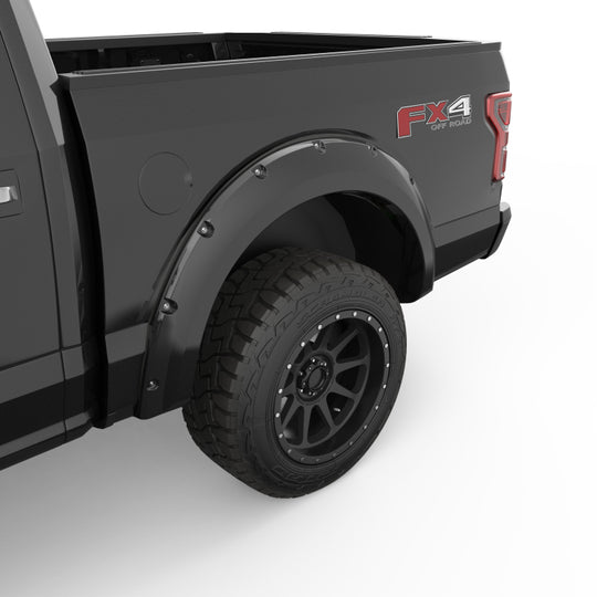 EGR 2018 Ford F150 Bolt-On Look Color Match Fender Flares - Set - Shadow Black