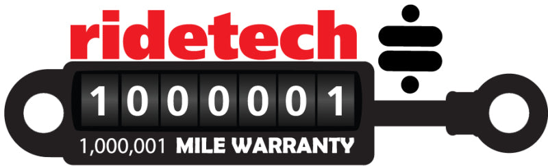 Ridetech HQ Series Shock Absorber Fixed Valve 5.75in Stroke Eye/Stud Mounting 9.55in x 15.3in