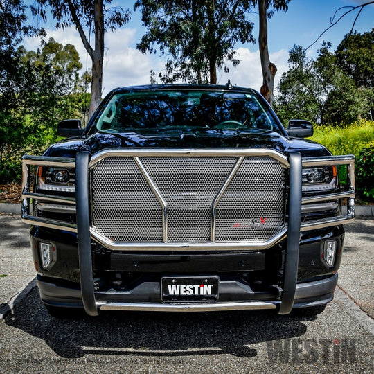 Westin 2016-2018 Chevrolet Silverado 1500 HDX Grille Guard - SS