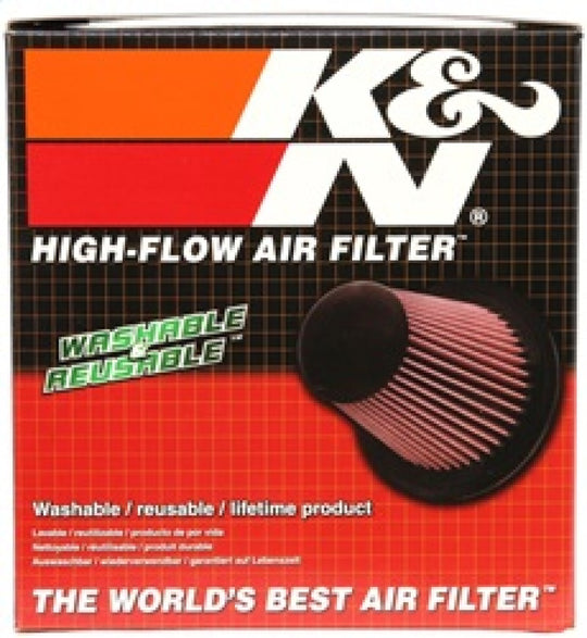 K&amp;N Universal Rubber Filter 6in Flange ID / 7.5in OD / 6in Height / Round Straight
