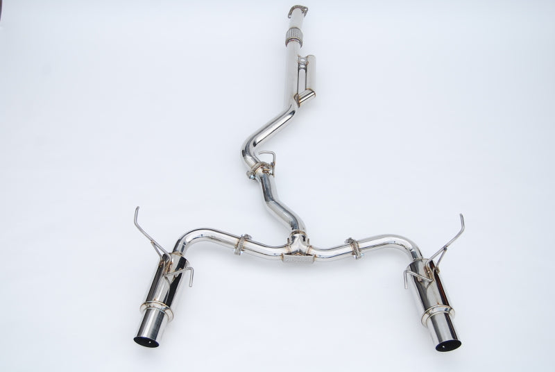 Invidia 2022+ Subaru WRX N1 Twin Outlet Single Layer SS Tip Cat-Back Exhaust