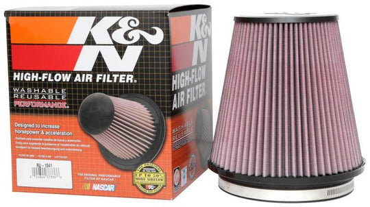 K&amp;N Universal Clamp-On Air Filter 6in FLG / 7-1/2in B / 5in T / 7-1/2in H