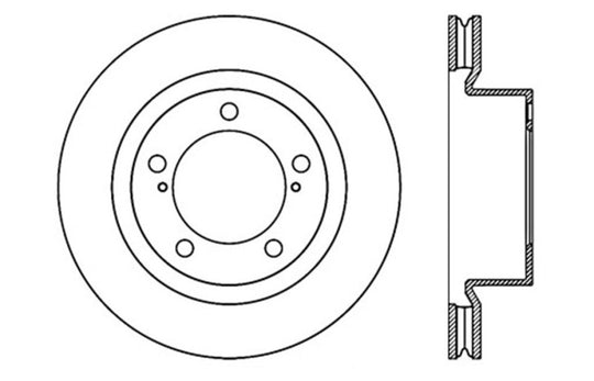 StopTech Slotted & Drilled Sport Brake Rotor