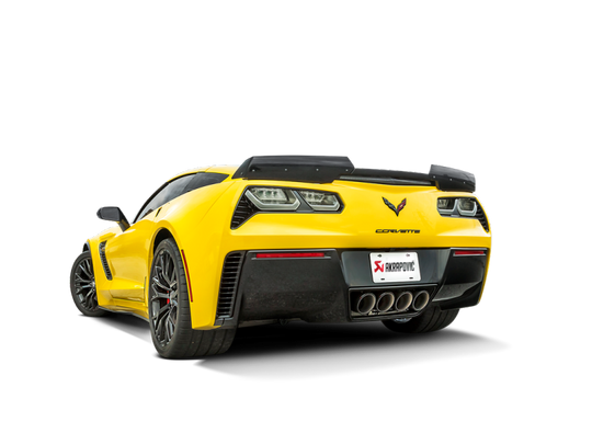 Akrapovic 14-17 Chevrolet Corvette Z06 (C7) Slip-On Line (Titanium) w/ Carbon Tips