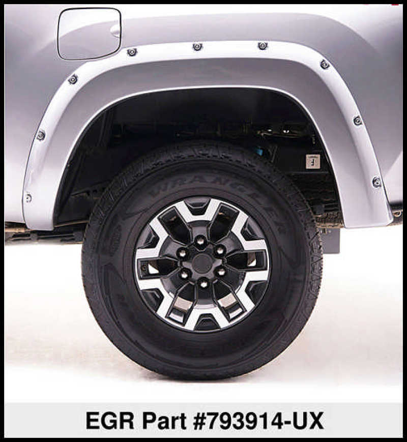 EGR 2017 Ford Super Duty Bolt-On Look Color Match Fender Flares - Set - Ingot Silver