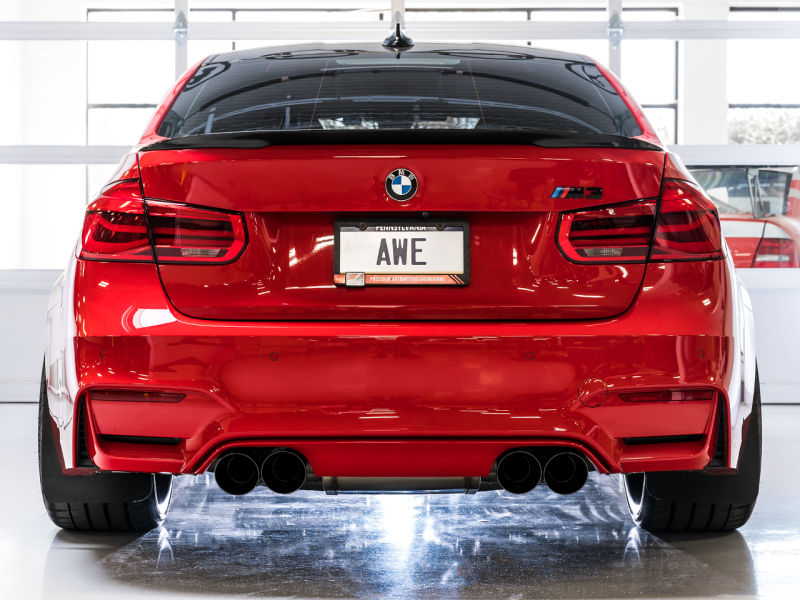 AWE Tuning BMW F8X M3/M4 SwitchPath Catback Exhaust - Diamond Black Tips