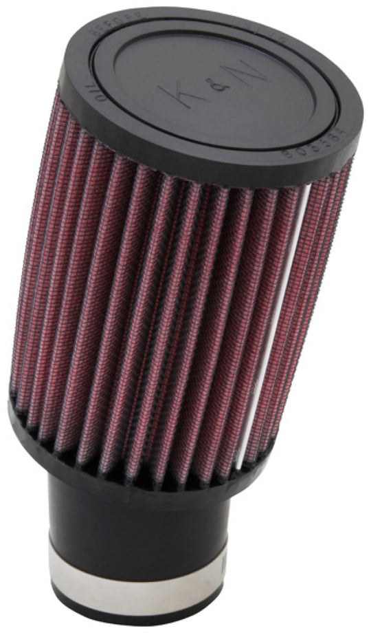 K&amp;N Filter Universal Rubber Filter - Round Straight - Angled Flange for 81-82 Honda ATC250R 250