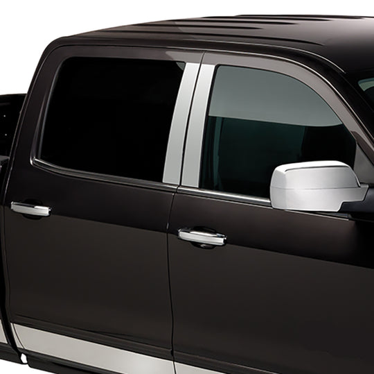 Putco 19-20 Silverado / Sierra 1500 - Crew Cab & Double Cab Stainless Steel Pillar Posts Classic