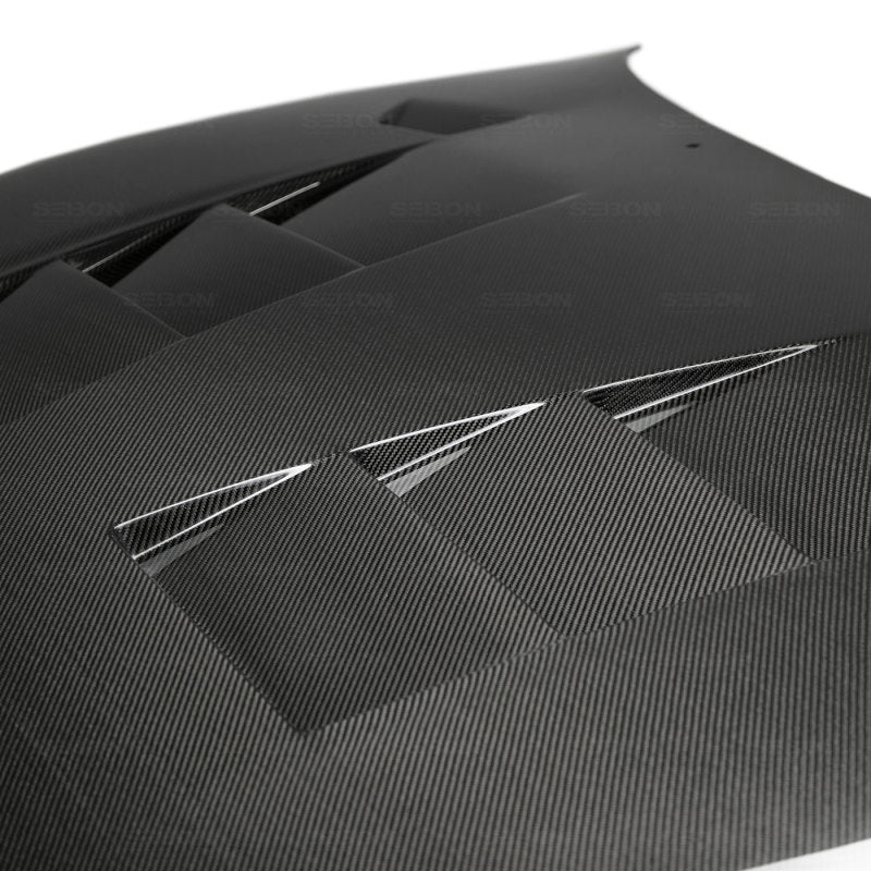 Seibon 93-98 Toyota Supra (JZA80L) TS Style Carbon Fiber Hood