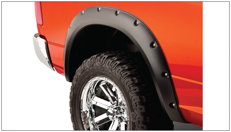 Bushwacker 06-08 Dodge Ram 1500 Fleetside Pocket Style Flares 4pc 97.9/98.3in Bed - Black