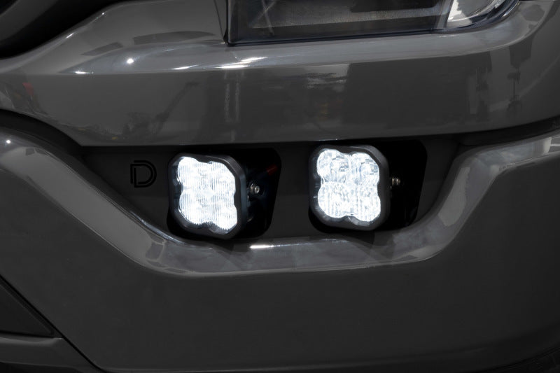 Diode Dynamics 21-22 Ford F-150 SS3 LED Fog Pocket Kit - Yellow Sport