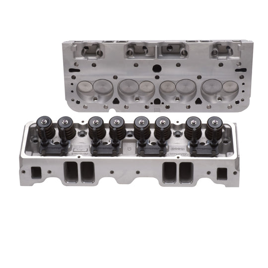 Edelbrock 1Pr Cyl Head E-210 SBC 64cc Perf RPM (Complete Pair)