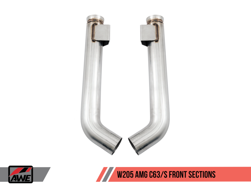 AWE Tuning Mercedes-Benz W205 AMG C63/S Sedan Track Edition Exhaust System (no tips)