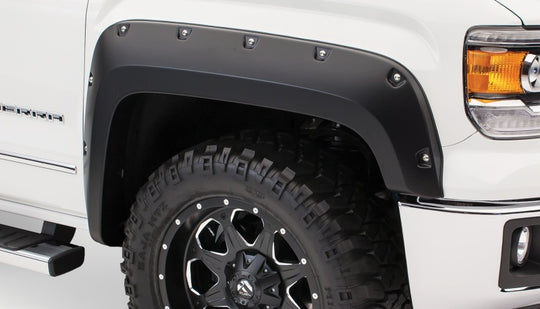 Bushwacker 16-18 GMC Sierra 1500 Pocket Style Flares 4pc - Black