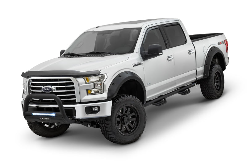 Lund 2017 Ford F-250 Super Duty RX-Rivet Style Smooth Elite Series Fender Flares - Black (4 Pc.)