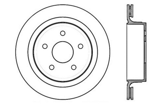 StopTech Slotted & Drilled Sport Brake Rotor