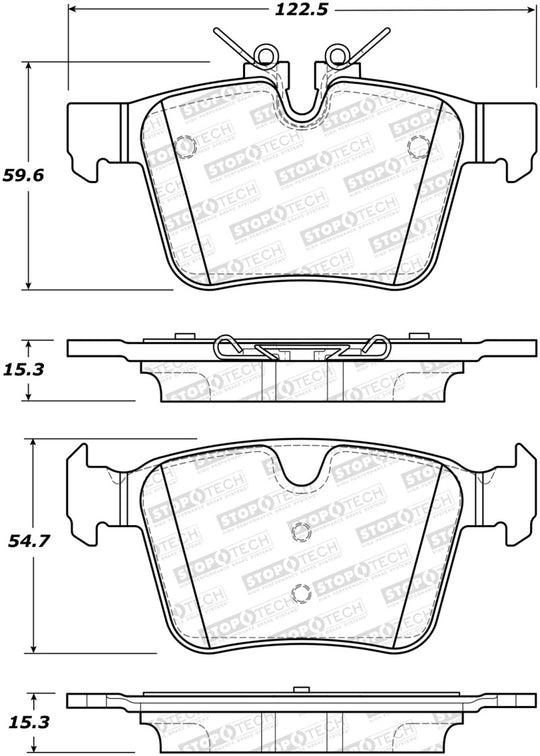 StopTech Street Brake Pads - Front