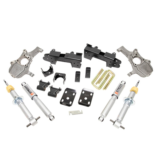 Belltech LOWERING Kit 2019 Chevy Silverado 1500/GMC Sierra 1500 4x4 4in Front/6in Rear