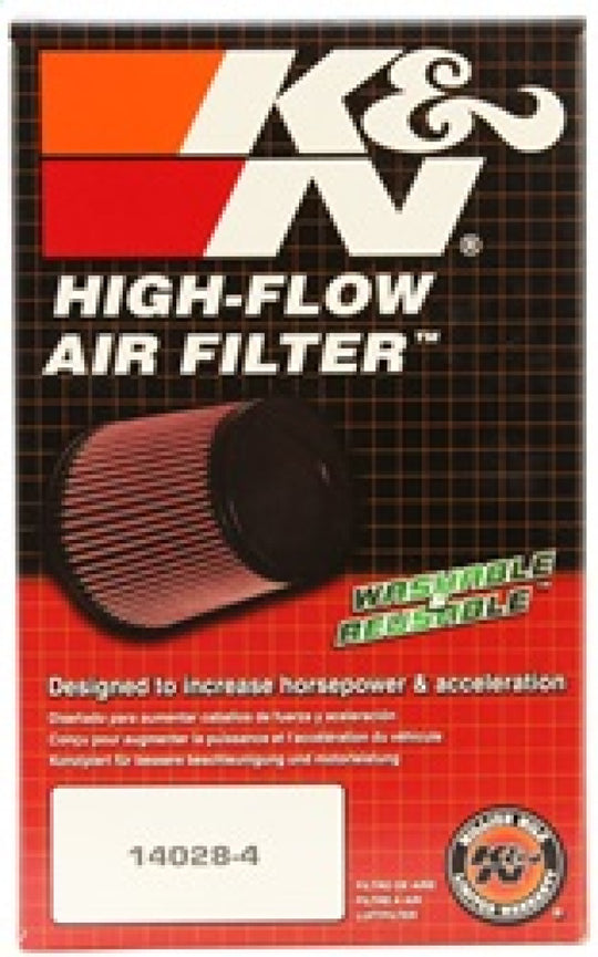 K&amp;N Universal Rubber Filter 3 inch Flange 5 inch OD 3 inch Height