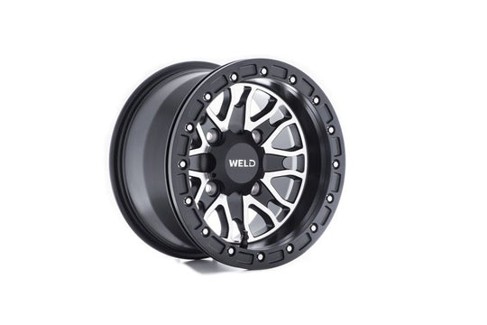 Weld UTV RF Series Raptor U501 14x10 Raptor Beadlock 4x136 5BS Satin BLK MIL