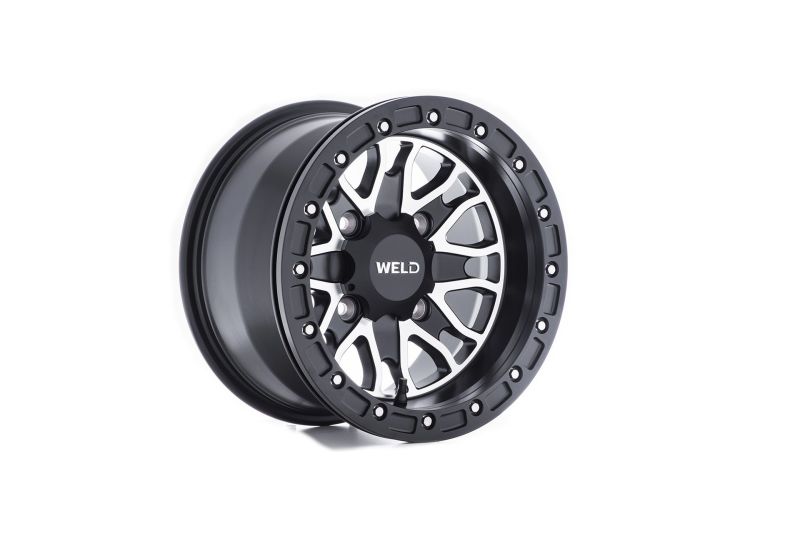 Weld UTV RF Series Raptor U501 15x8 Raptor Beadlock 4x136 4BS Satin BLK MIL