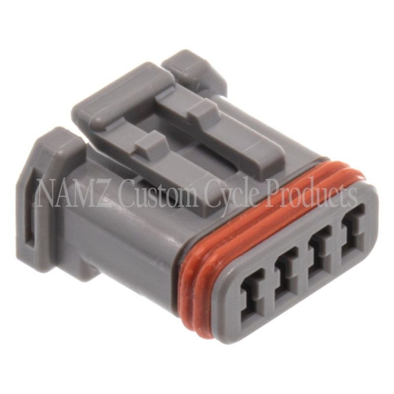 NAMZ JAE MX-1900 4-Position Gray Female Socket Housing (HD 69201179)