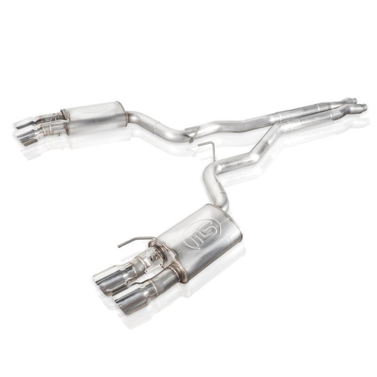 Stainless Works 18+ Ford Mustang GT Redline Cat-Back Performance Connect X-Pipe w/ Active Valves