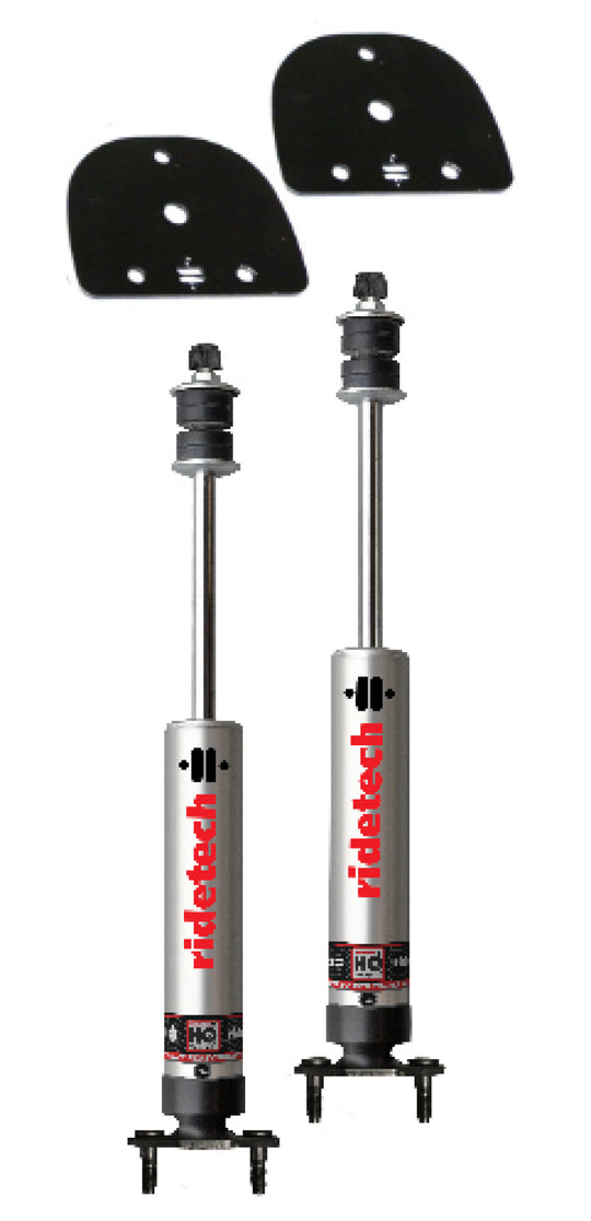 Ridetech 64-66 Ford Mustang StreetGRIP Adjustable MonoTube Shocks Front Pair