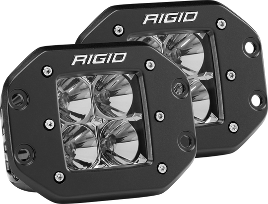 Rigid Industries Dually - Flush Mount - Flood - Set of 2