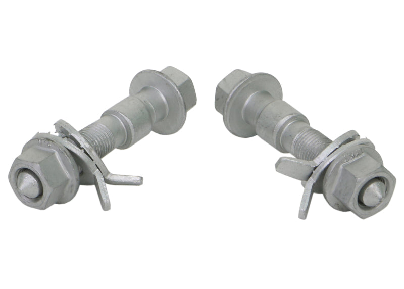 Whiteline 89-98 Nissan 240SX S13 &amp; S14 Front / 6/09+ Chevy Cruze JG Camber Adjusting Bolt Kit - 12mm