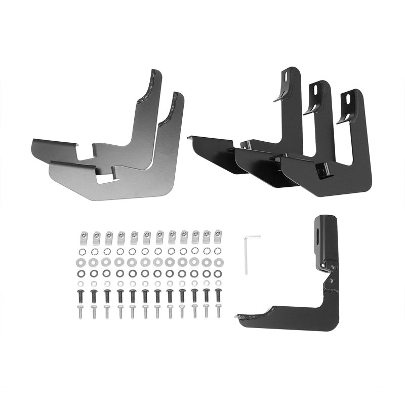 Westin 2007-2013 Chevy Silverado 1500 Crew Cab PRO TRAXX 5 Oval Nerf Step Bars - Black