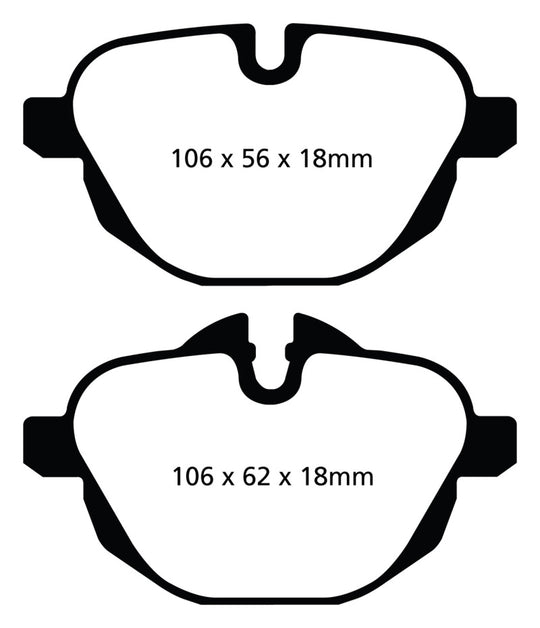EBC 14+ BMW i8 1.5 Turbo/Electric Yellowstuff Rear Brake Pads