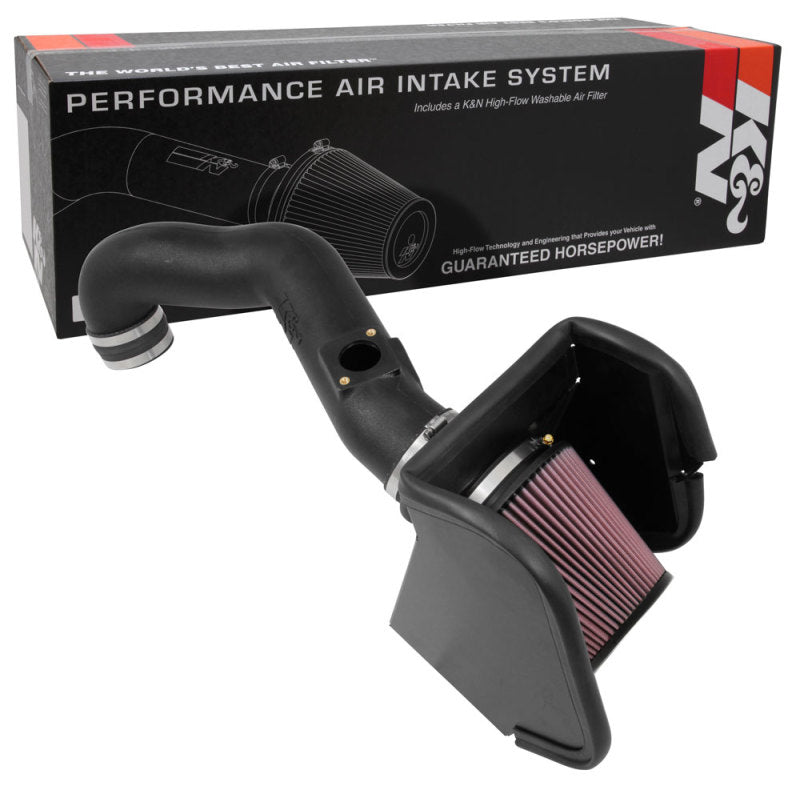 K&amp;N 16-17 Nissan Titan XD V8-5.0L DSL 63 Series AirCharger Performance Intake