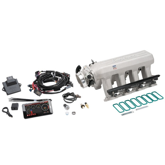 Edelbrock Pro Flo 4 XT EFI System Seq Port LS Gen III/IV Cathedral Port 550 HP Max 35lb/hr