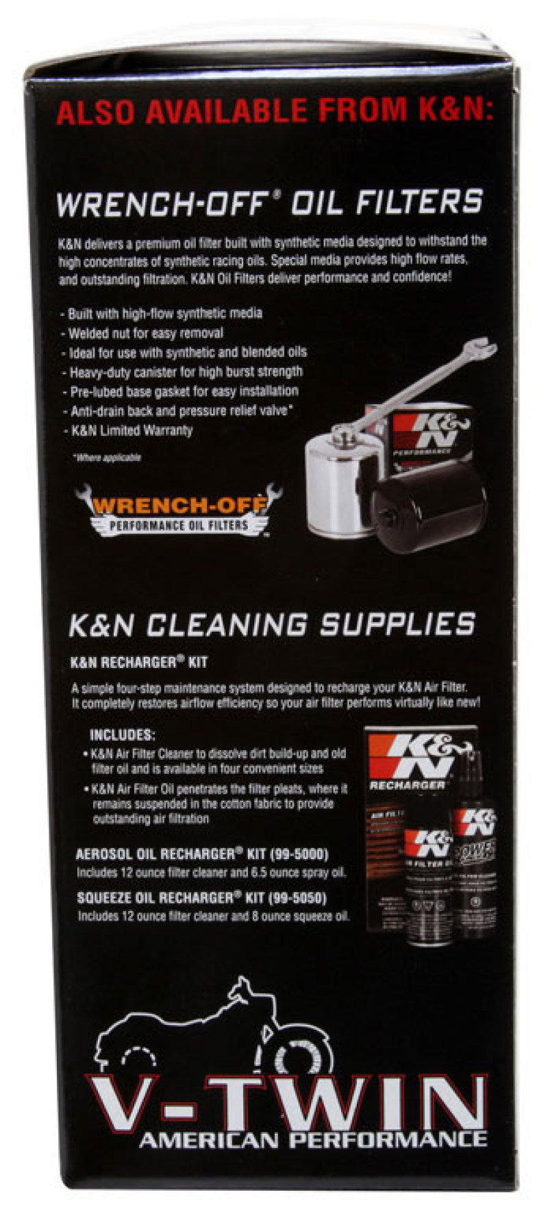 K&amp;N Replacement Air Filter 1.625in H for Harley-Davidson