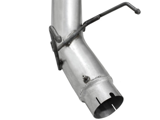 aFe Atlas 5in DPF-Back Aluminized Steel Exhaust Dodge RAM Diesel Trucks 13-14 L6-6.7L (td) Mega Cab