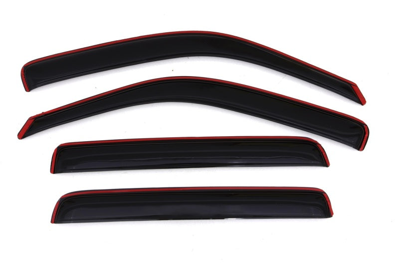 AVS 06-14 Honda Ridgeline Ventvisor In-Channel Front &amp; Rear Window Deflectors 4pc - Smoke