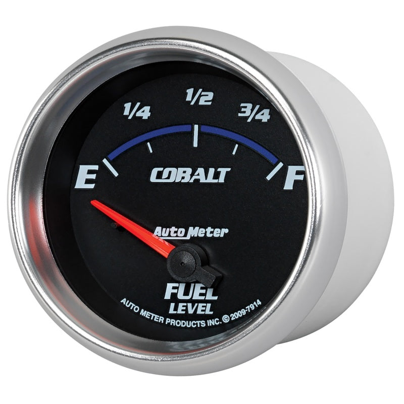 Autometer Cobalt 66.7mm 0-90 ohms Fuel Level Gauge