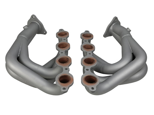 aFe Twisted 304SS Header 2020 Chevy Corvette (C8) 6.2L V8 - Titanium Ceramic Coated