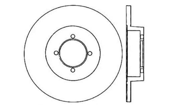 StopTech Slotted & Drilled Sport Brake Rotor