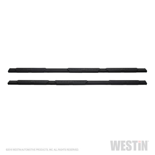 Westin 07-18 Chevrolet Silverado 1500 Crew Cab 5.5ft Bed R5 M-Series Nerf Step Bars - Black