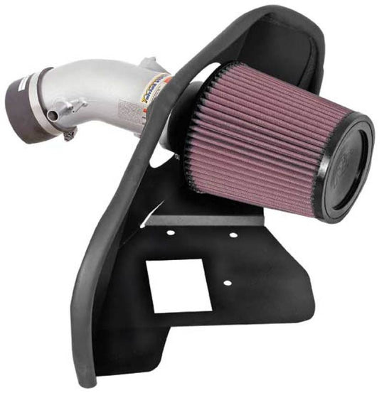 K&amp;N 07-10 Toyota Camry V6-3.5L Silver Typhoon Short Ram Intake