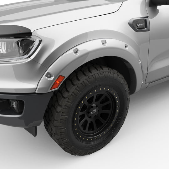 EGR 19-22 Ford Ranger Painted To Code Ingot Traditional Bolt-On Look Fender Flares Silver Set Of 4