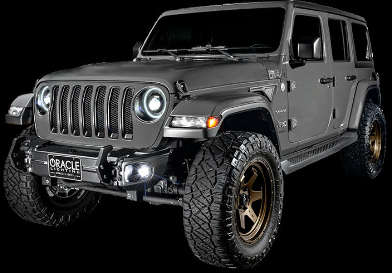 Oracle Jeep Wrangler JL/Gladiator JT Sport High Performance W LED Fog Lights - Amber SEE WARRANTY