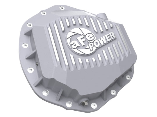 aFe Street Series Rear Differential Cover Raw w/ Machined Fins 20-21 GM Trucks V8-6.6L