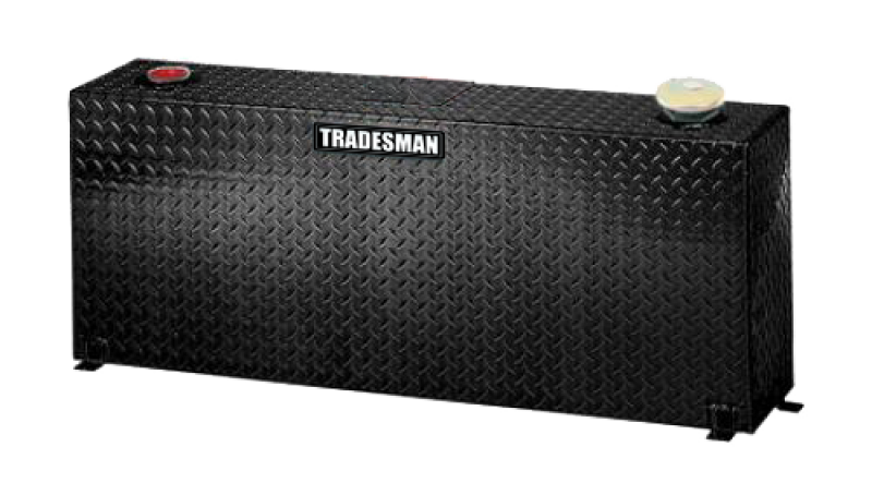 Tradesman Aluminum L-Shape Liquid Storage Tank (80 Gallon Capacity) - Black